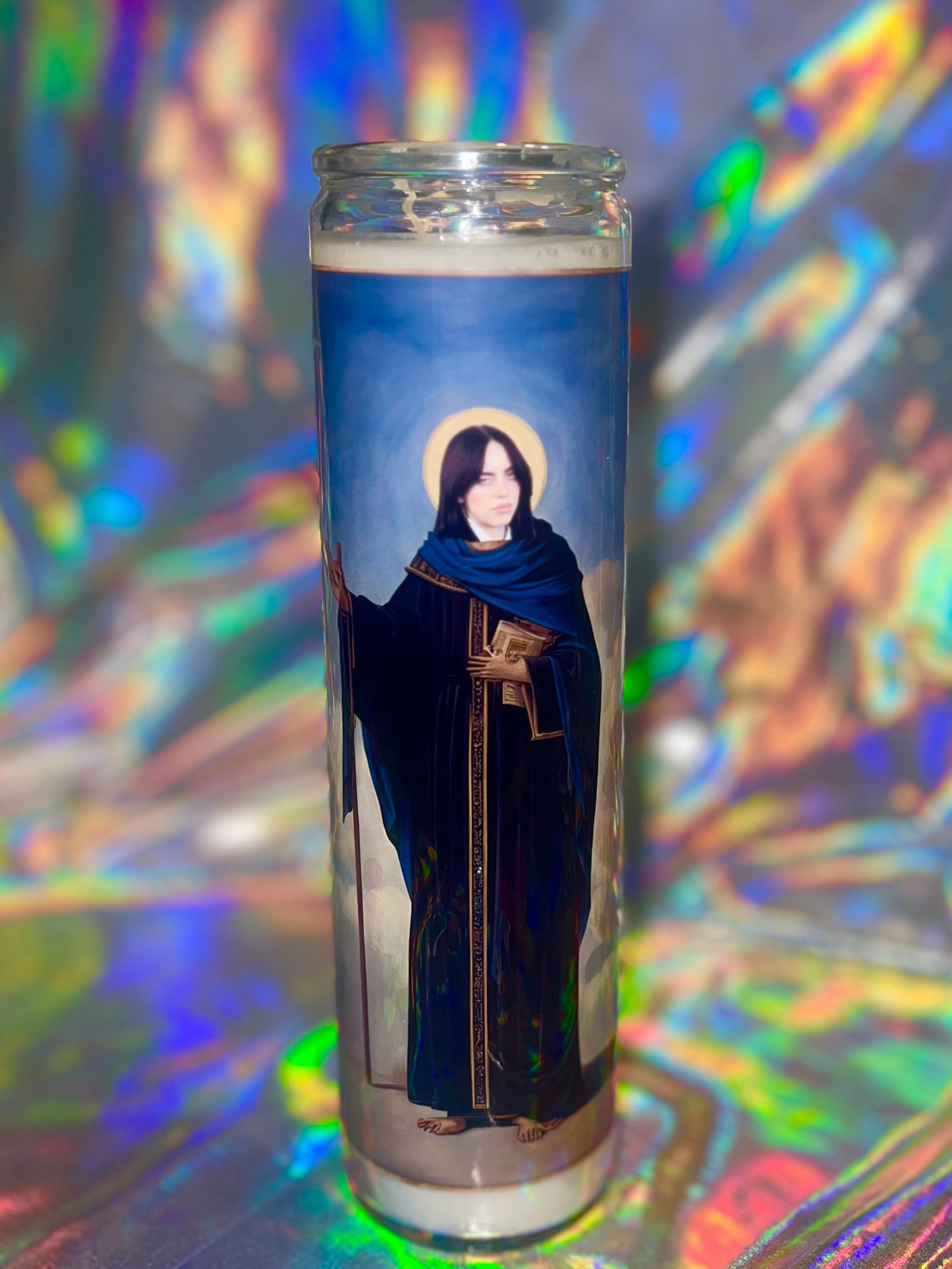 Billie Eilish Parody Prayer Candle