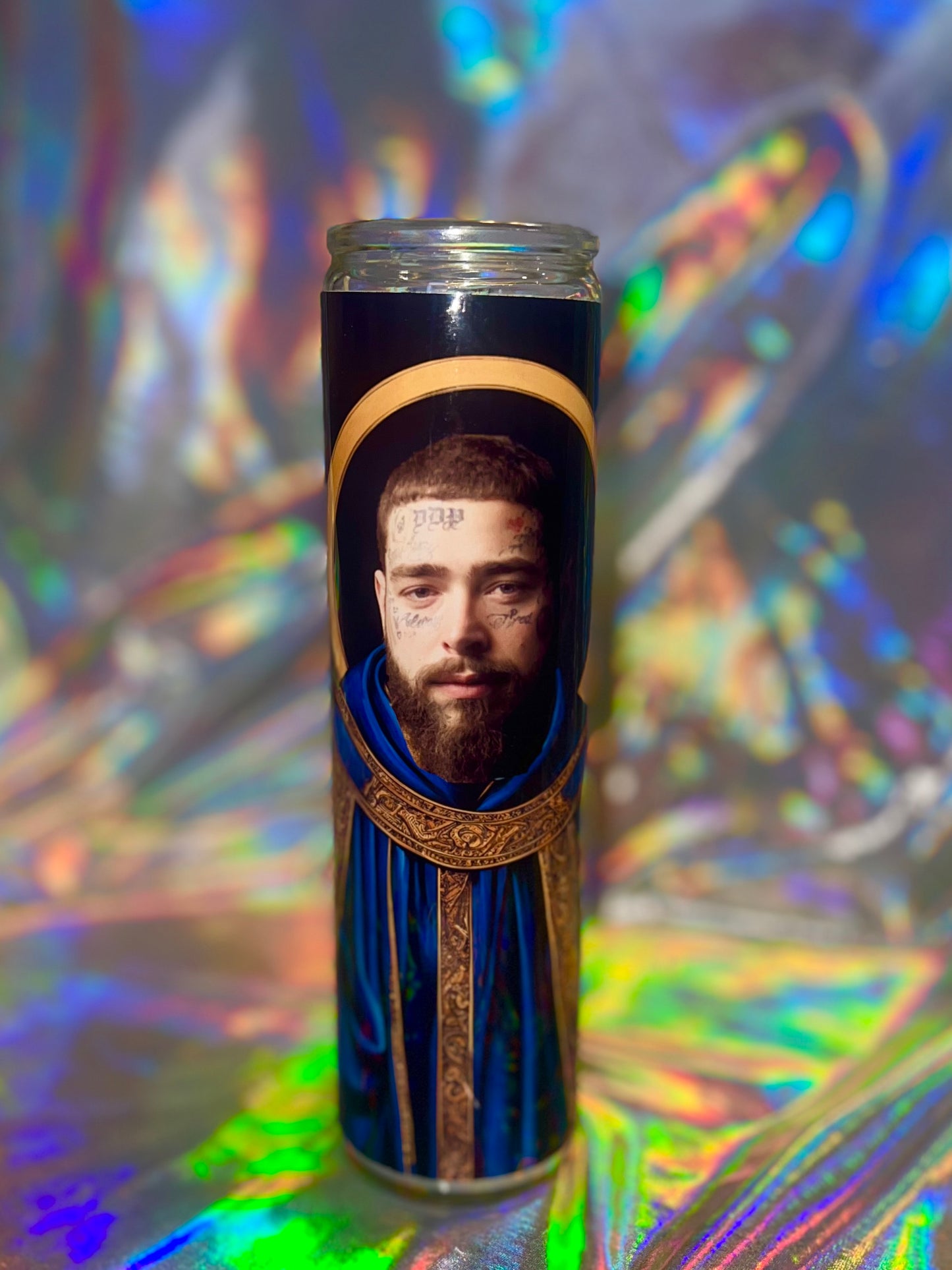 Post Malone Parody Prayer Candle