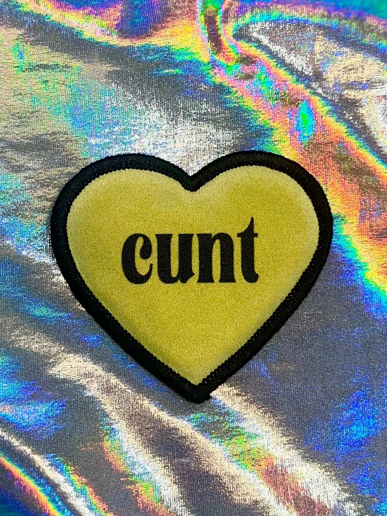 Cunt Swear Word Iron On Patch