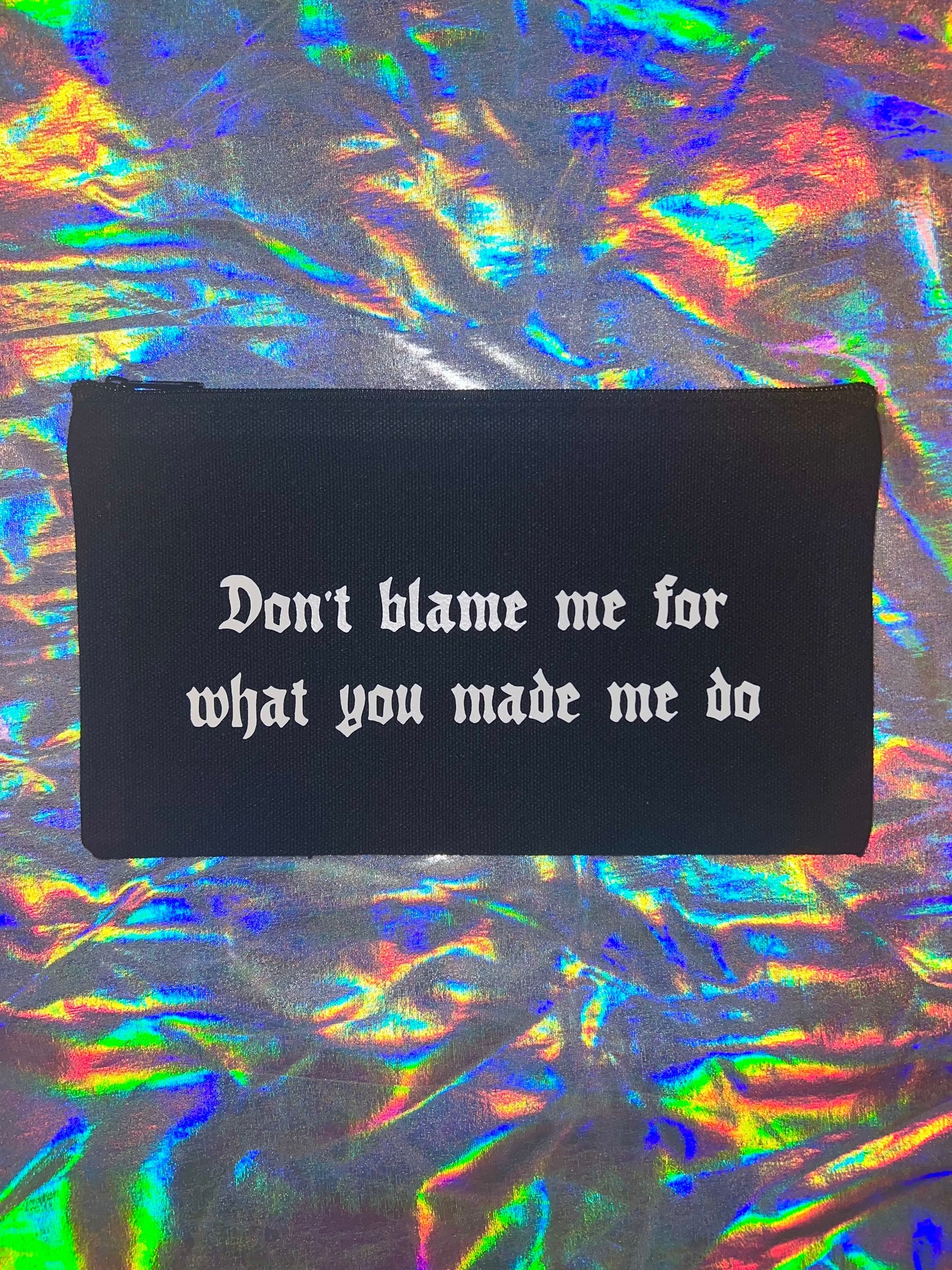 Mini Don't Blame Me Zippered Pouch (Taylor Swift)