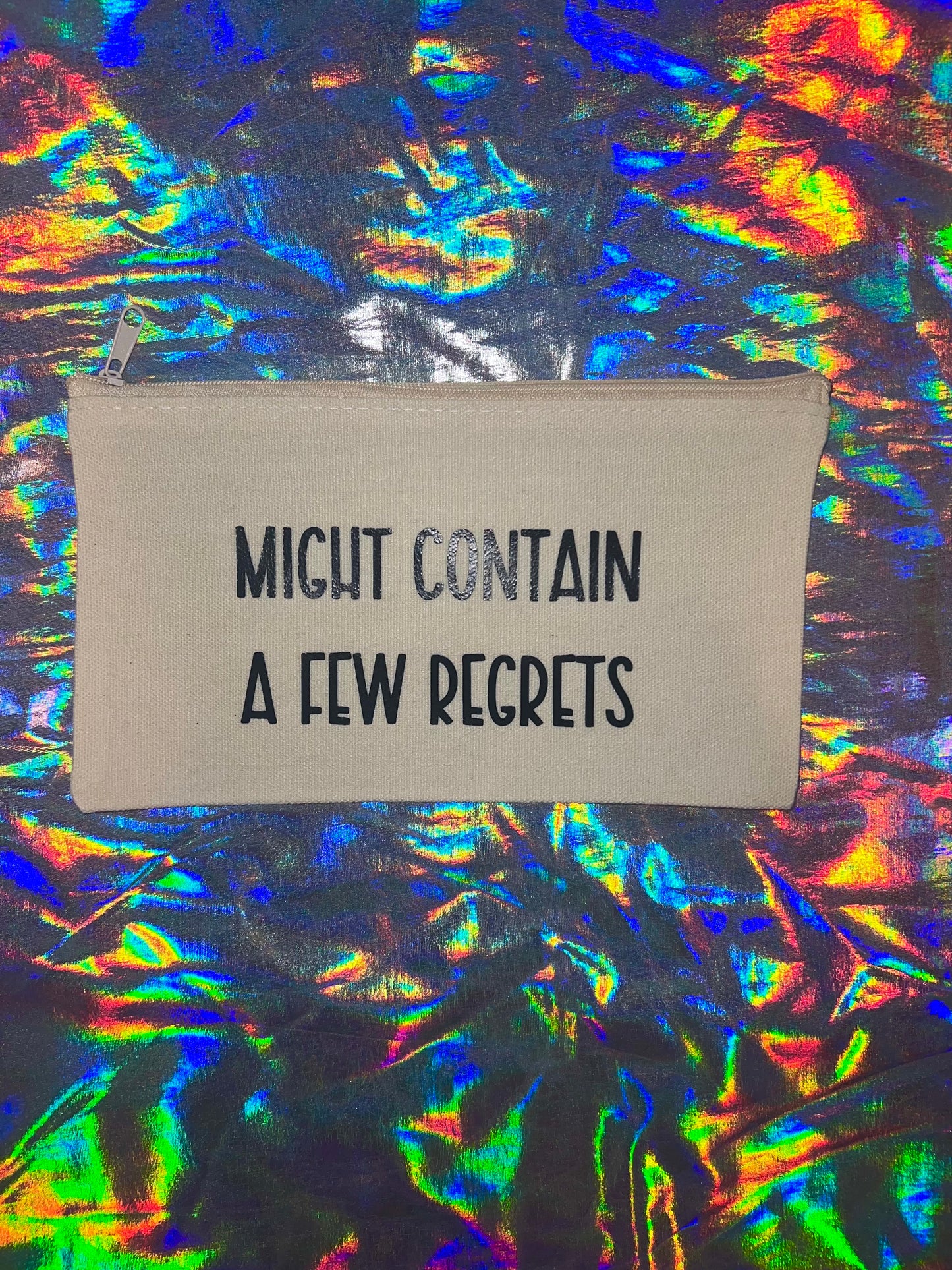 Mini Might Contain Regrets Pouch