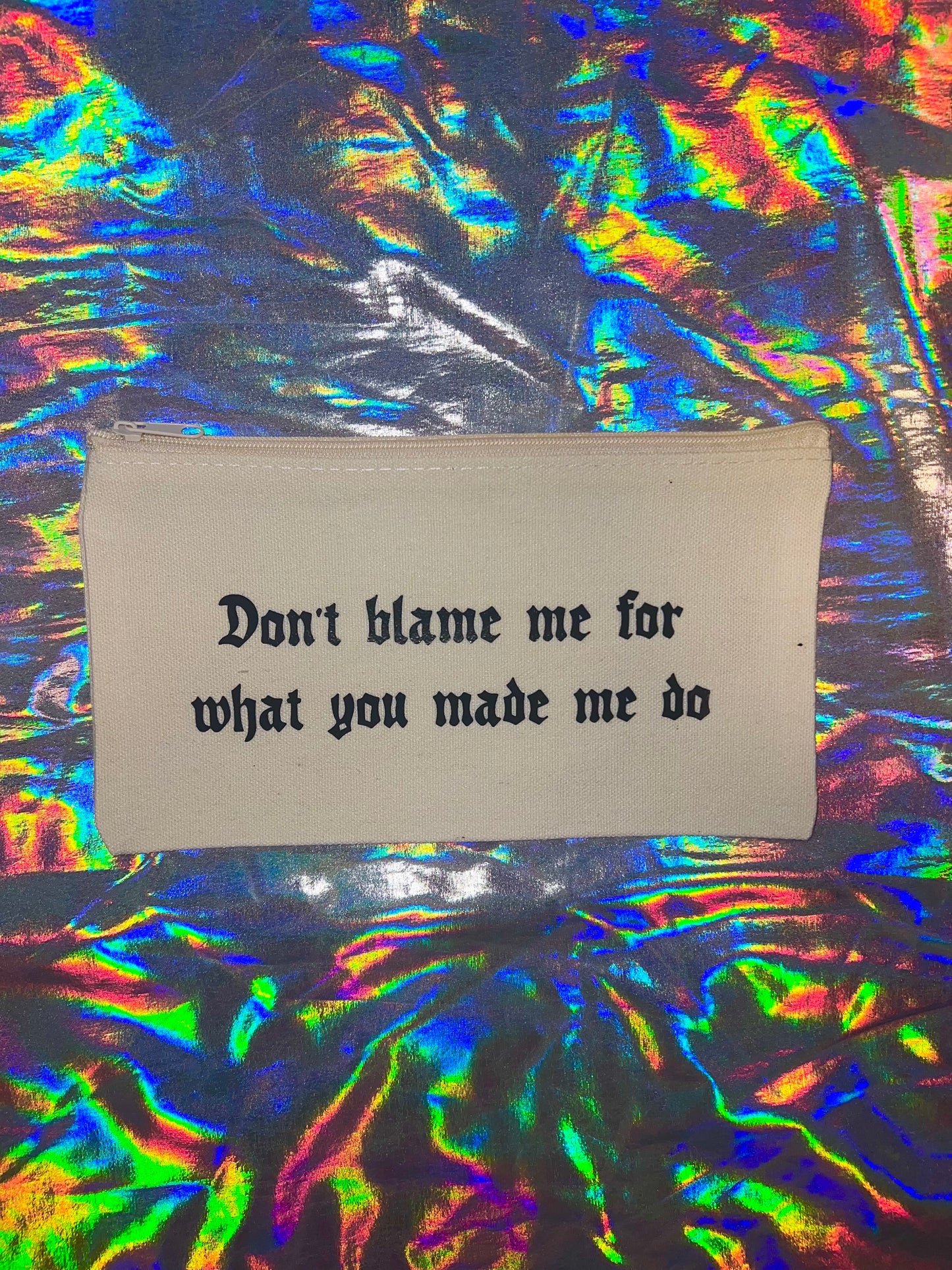 Mini Don't Blame Me Zippered Pouch (Taylor Swift)