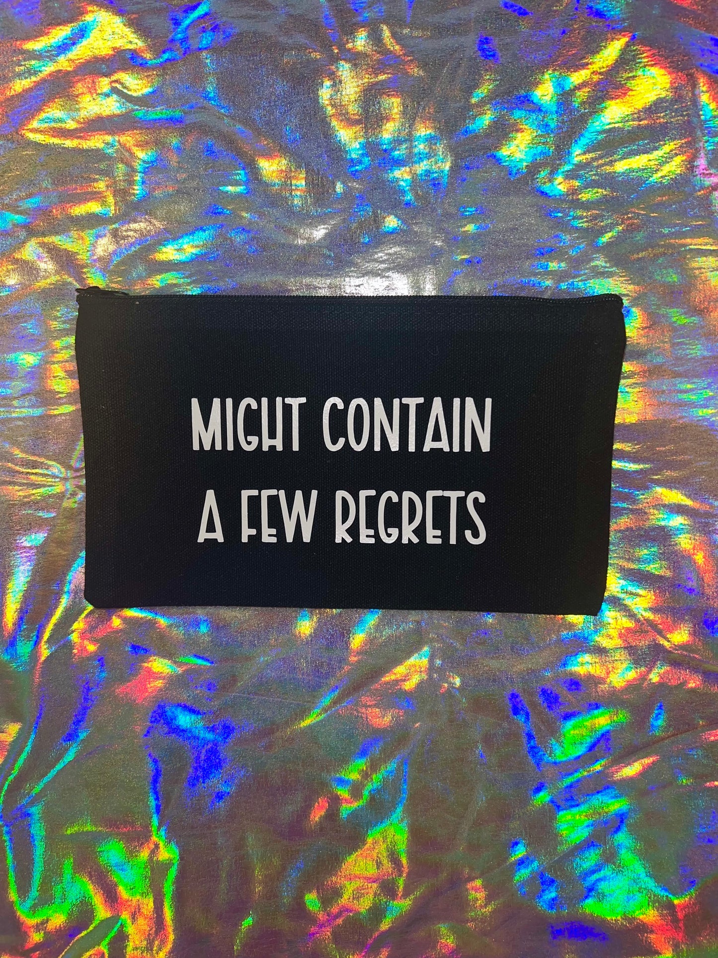 Mini Might Contain Regrets Pouch