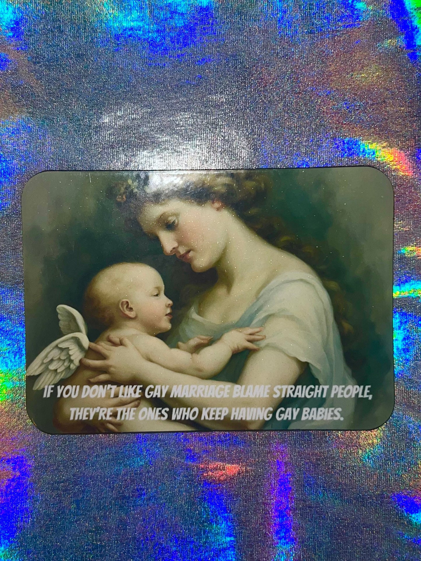 If You Don't Like Gay Marriage Blame The Straight People Funny Pride Fridge Magnet