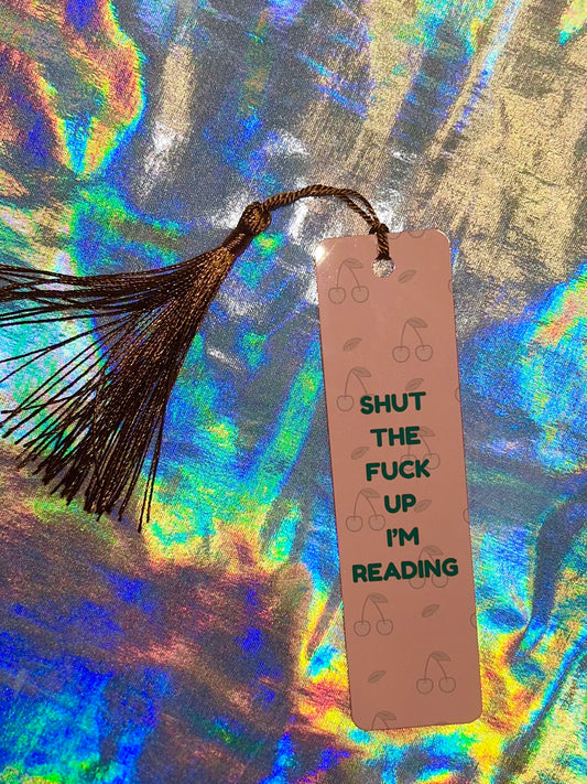 STFU I'm Reading Bookmark