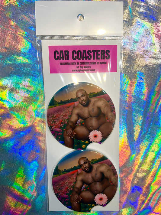 Barry Wood Floral Funny Car Coaster