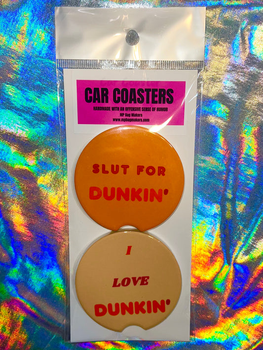 Dunkin Lover (Parody) Car Coasters