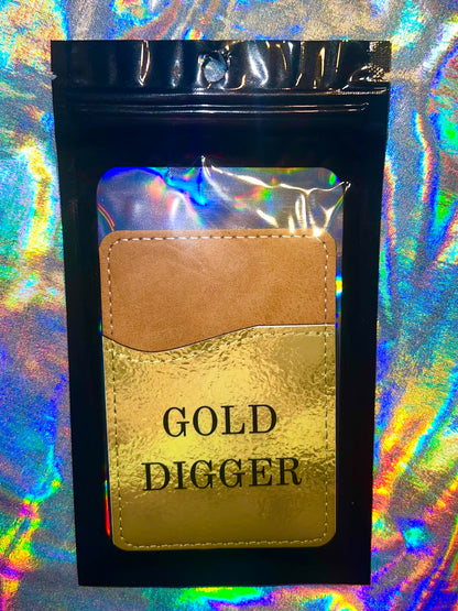 Gold Digger Phone Wallet