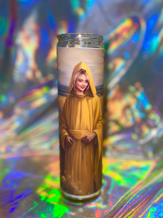 Sabrina Carpenter Parody Prayer Candle