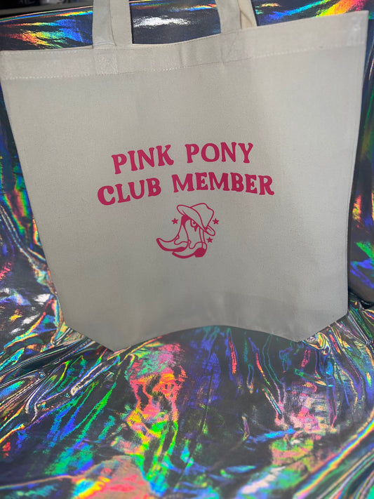 Pink Pony Club Member Tote Bag