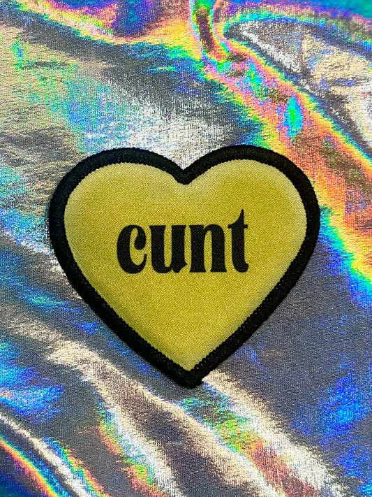 Cunt Swear Word Iron On Patch