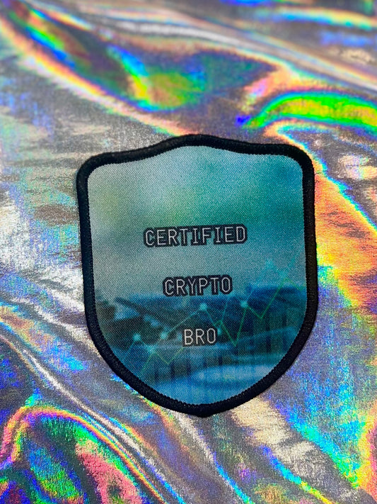 Crypto Bro Iron On Patch