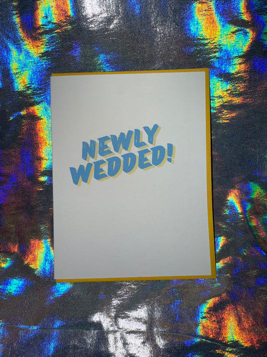 Newly Wedded Greeting Card