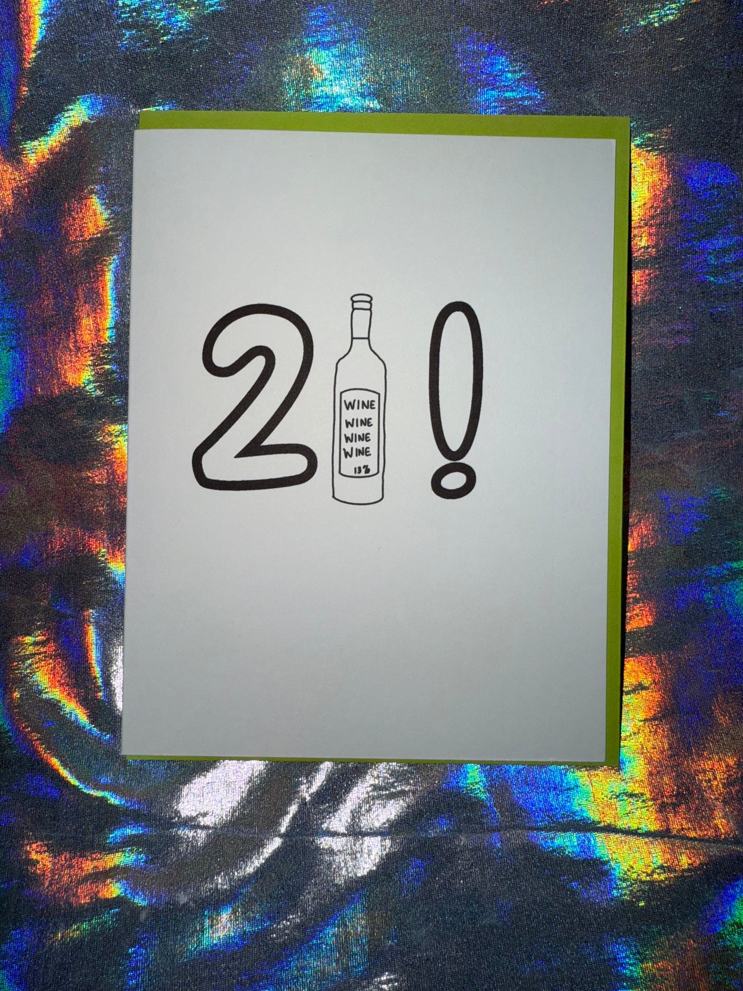 21! Birthday Card