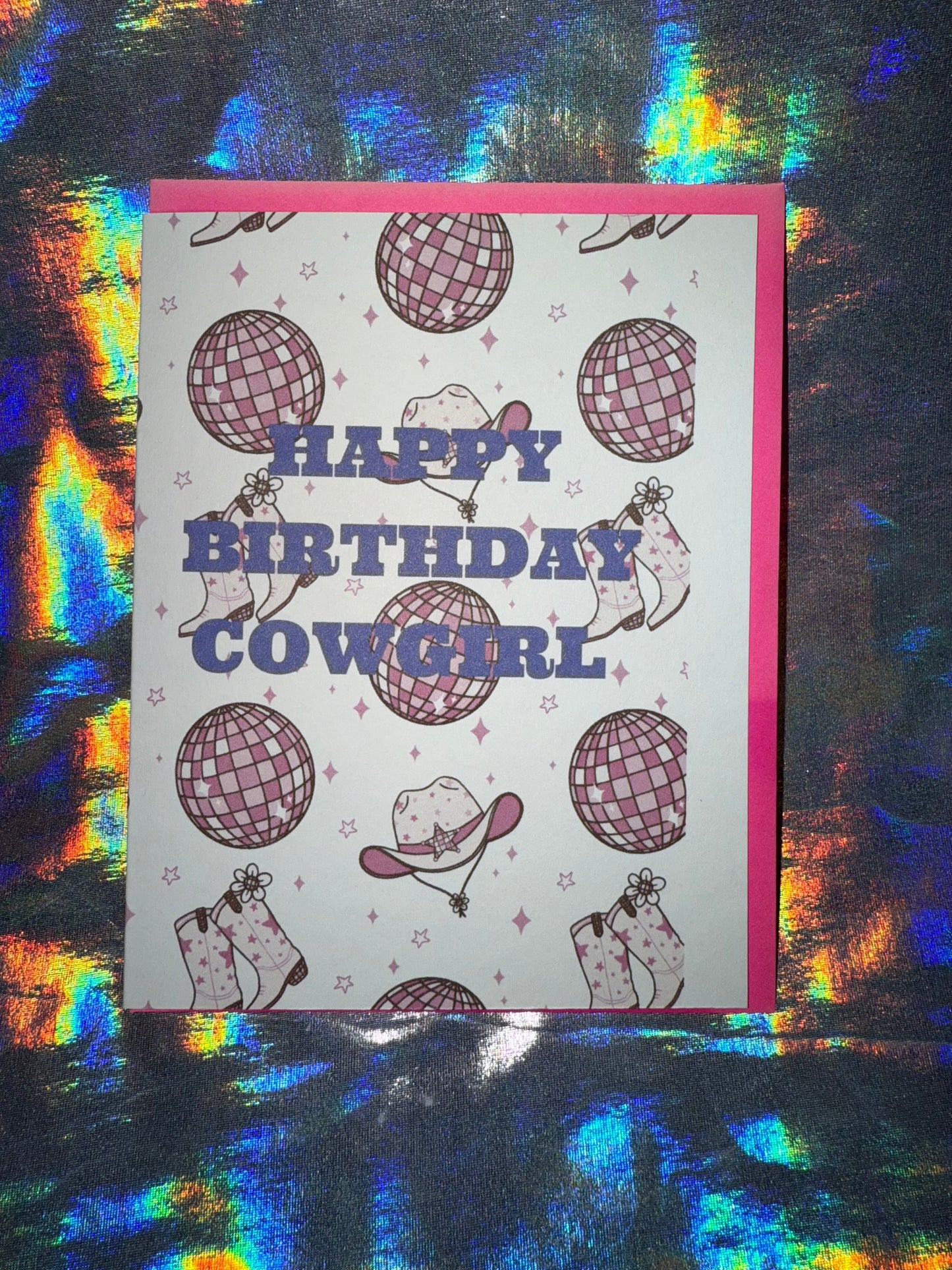 Happy Birthday Cowgirl Birthday Card