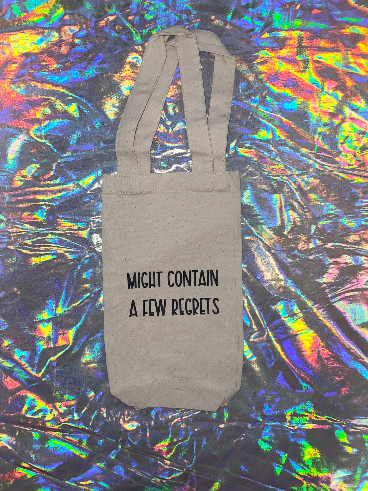 Might Contain Regrets Wine Gift Bag